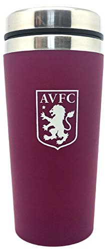 Aston Villa F.C. Handless Aluminium Travel Journey mug