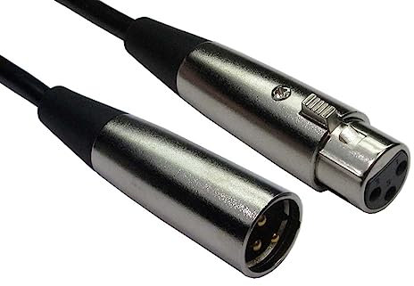 RS PRO XLR-Kabel 3-polig, XLR 3-polig, XLR 5m Schwarz