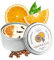 Creative Home Orange Nelken Sojawachs Duftkerze | 45 Stunden Brenndauer | 100% Vegan in Dose | 180 ml Bio Aromatische Kerzen | Geschenke Duftkerzen | Entspannungs Deko oder Candle Geschenk