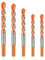 5PCS 12mm Masonry Drill Bits Set, Extra Tough Masonry Drill Bit Set Pack with Diameter 6, 8, 10, 12mm, Hole Saw Drill Bits kit for Concrete, Brick Wall, Glass, Mirrors, Plastic, Wood, Thin Metal