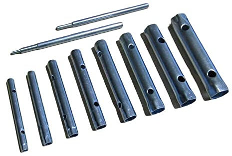 FAST WORLD SHOPPING ® Set Chiavi A Tubo Esagonali Misure Da 6 Mm A 22 Mm10 Pezzi Chiavini A T Con Leve Di Forza