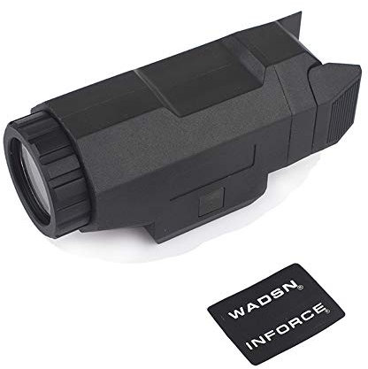 SBGJMY APL Pistol Light Nylon Airsoft Torch Flashlight 400 Lumens Constant-on Torch with White Strobe for Pistol Rail and 20mm Picatinny Rail