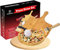FR Enterprises Pizza Stone for Oven - Round Stone with Pizza Peel, Paddle, and Cutter - Round Stone for BBQ, Grill, Baking Bread, Pizza, and Cookies - Portable for Indoor and Outdoor