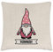 Gift Base Personalised Gonk Gnome Pink Scandi Cushion Cover