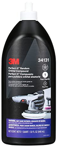 3M Perfect-It - Composto orbitale casuale, 34131, 1 quarto, composto di taglio veloce per autoveicoli