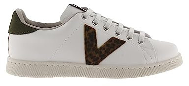 Victoria Damen Tenis Efecto Piel & Animal Print Sneaker, Cuero, 40 EU Schmal