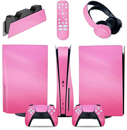 Top factory BUCEN 06913 Console pour PS5 Disc Edition & Digital Edition Sticker Vinyl Decal Cover pour Ps5 Controller & Charging Station & Headset & Media Remote Anti-Rayures (Size : Digital Edition)