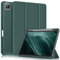 Fintie Hülle für iPad Pro 11 Zoll 2022 (4. Generation)/ iPad Pro 11 2021/2020/ 2018 mit Stifthalter, Soft TPU Rückseite Abdeckung Schutzhülle Intelligent Cover mit Auto Sleep/Wake, Dunkelgrün
