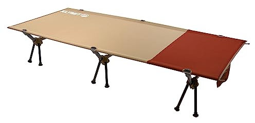 Klymit Cedar Mesa Cot X-Large Colorblock-Beige - Komfortables Robustes Feldbett, Größe One Size - Farbe Cedar - Red
