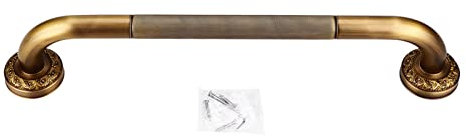 OKJHFD Haltegriff aus Geschnitztem Vintage-Messing – Antikes Badezimmerzubehör, Stilvoller Und Robuster, an Der Wand Montierter Sicherheitsgriff Für ältere Menschen Und Familien in Dusche Und Badewann