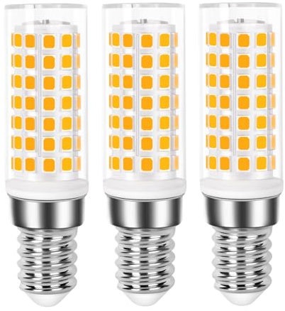 WYAANCCW E14 LED Lampe Warmweiß 8W,E14 Sockel LED Leuchtmittel Corn Light Bulbs 3000K,Enegiesparende LED Glühbirne Ersetzt 70W Halogenlampe,AC220-240V,3 Pack
