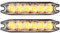 AUTOLIGHT 24 2x LED Warnlicht Warnleuchte Stroboskoplicht Frontblitzer 6 Gelbe LEDs 18 Watt Blitzer Blitzmodul Notfall Warnung Beacon Blinklichter PKW LKW Transporter ECE R10 R65 XA1
