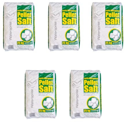 Watersprite Water Softener Salt Pellets 25kg Bag - Suitable For All Softener that use salt tablets. Premium High Purity White Salt Tablets Dissolve Cleanly To Protect Your Water Softener (5)