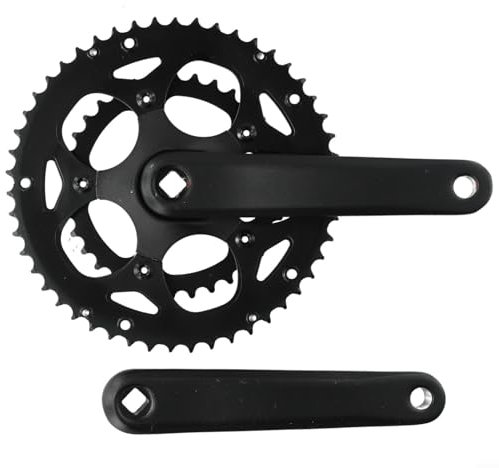 Sileduove Juego de bielas cuadradas de 170 mm para bicicleta de carretera 34/50T Teech (tipo A)