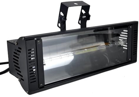 Faretto stroboscopico alogeno 1500W: potente effetto luminoso con controllo DMX - Versatilità per eventi e spettacoli