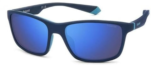 POLAROID Sonnenbrille für Herren, blau (matte blue), 58