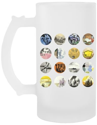 Genérico Pequeño R.E.M. Vaso De Cerveza Transparente Con Asa