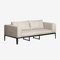 SKLUM 3-Sitzer-Gartensofa aus Aluminium und Stahl Taranis
