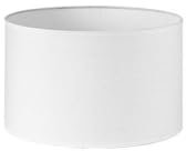 Pantalla Cilindrica Dori E27 Blanca 22Dx22dx15h Cm Tejido Popelin