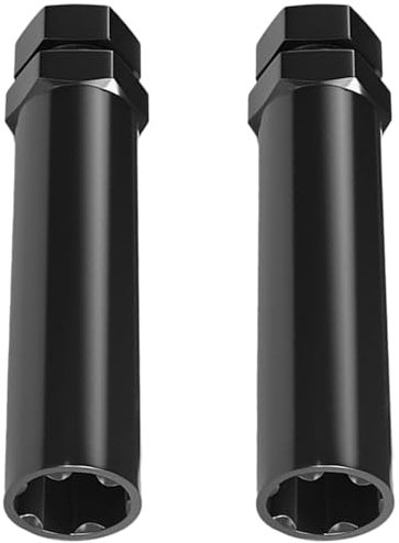 Wvapzwr 2Pcs 6 & 7 Spline Lug Nut Socket Key, Universal Universal Wheel Lock Key, Wheel Lock Replacement Tool for Locking Lug Nut Key Replacement,Car Accessories Lug Wrench Lug Nut Removal Tool