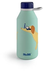 IBILI - Botella Termo para líquidos Max & Wax 350 ml, Acero Inoxidable 18/10, Doble pared
