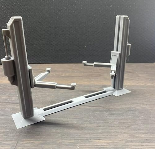 Generisch 1:32/1:24 2 Säulen-Hebebühne BAUSATZ Diorama Slotcar Werkstatt Modellbau Hebebühne-Kit