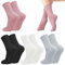 Utensilsto 4 Paar Pilates Socken Yoga Socken Damen Rüschen Socken Antirutschsocken Stoppersocken für Pilates Barre Ballett Tanz Fitness Reha EU 36-40