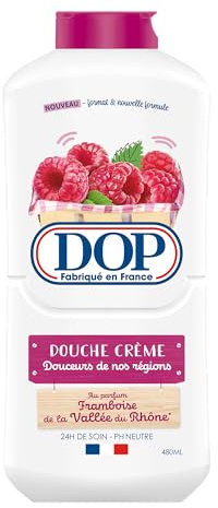 DOP Gel Douche Framboise Vallée du Rhône Parfum Doux Moment Plaisir | Inspiré framboises sucrées région française, Enveloppe de douceur, Bain de nostalgie, Gamme DOP