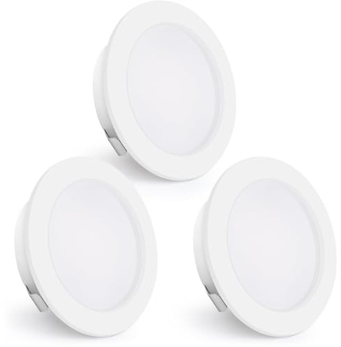 LED Faretti da Incasso 230V 4000K Faretti da Soffitto 55-60MM 3PCS Bianco