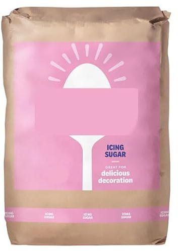 Icing Sugar 25kg, Suitable for Vegetarian, Kosher and Halal Diets