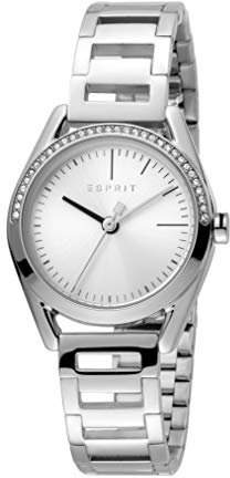 Esprit ES1L117M0055 Lock Stones Set Uhr Damenuhr Edelstahl 3 bar Analog Silber