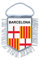 Akachafactory Wimpel mini Flagge Fahne flaggen miniflagge Spanien Barcelona