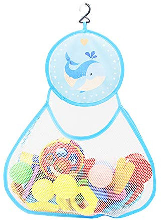 BN Sac de rangement pour salle de bain Sac à Jouet du BainAvec crochet Organisateur de Jouets de Bain
