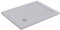 Piatto Doccia 80x100 Acrilico Bianco Lucido Ultraslim Altezza 4cm Piletta Inclusa