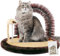 Happi N Pets Kratzpfosten, Selbstpflegegerät, Katzen-Massagegerät, Katzenhaarbürste für die Pflege mit robuster Katzenkratzpad und Katzenminze, interaktive Maus-Spielzeug für Kätzchen