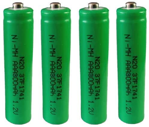 N20 Solar AAA Solar Battery Rechargeable Pre Charged 1.2v Long Lasting 1200 charge cycles (10 Pack 300mAh)