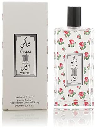 Arabian Oud SHALKI WHITE 100 ml | Eau de Parfum Unisex | Violet blossom, Lily of the valley, Noni Musk | Floral, Musk and Ambery Scent.