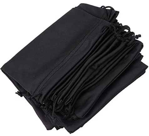 CORHAD 10 Pcs Goggle Pouch Bag Ski Goggle Drawstring Pouch and Camera Lenses Soft Flannelette Storage Sleeve Lightweight and Easy to Carry
