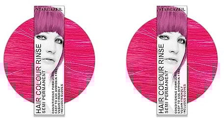 Stargazer Products UV-Pink Semi-Permanentes Haarfärbemittel, 2er Pack (1 x 70 ml)
