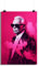 25 Artstreet Karl Lagerfeldposter | Modeikone | Karl Lagerfeld Kunst | Wanddekoration | Fashionistas Freude | Lagerfeld Porträt | Perfekt zum Einrahmen (50x70)