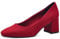 MARCO TOZZI Damen Pumps mit Blockabsatz Vegan, Rot (Dk.Red), 39 EU