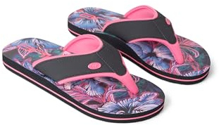 Animal Swish Kids Flip-Flops - Slip-on & Lightweight Footwear with Soft Padded Straps for Boys & Girls - Best for Spring, Summer, Beach & Outdoors Mixed Kids Shoe Size 10