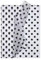Jwssor Seidenpapier mit schwarzen Punkten, 50,8 x 35,6 cm, Geschenkpapier für Geschenktüten, Hochzeit, Geburtstag, Babyparty, Basteln, 20 Blatt