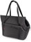 BOUTIQUE ZOO Hundetasche - Schwarz Schwarz/Minky, L bis 12 kg - Tragetasche für kleinen und mittleren Hund, Welpen, Katze