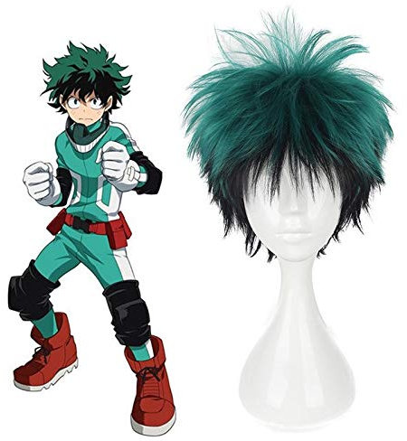 GUANBBD Cosplay Perücke-Mein Held Academia Izuku Midoriya Cosplay Perücke Boku Kein Held Academia/Akademie Cosplay Haar Perücke Izuku Midoriya Deku Perücke