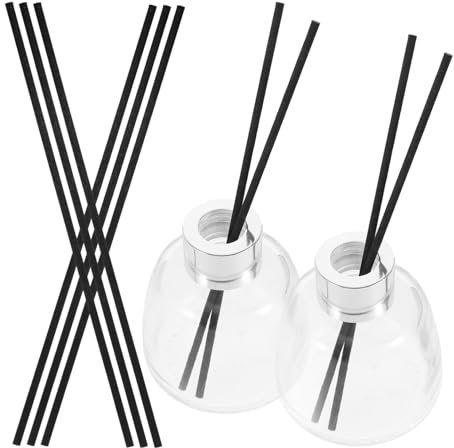 Ciieeo Botella De Aromaterapia Vacía Rellenable con Aceite Esencial para Perfumero De Escritorio Difusor De De Vidrio Frasco para De