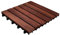YOEVU x10 Baldosas de Madera de Acacia 0.90m² Exterior e Interior, Antideslizante, Duraderos, 30x30cm, Baldosas de jardin, Balcones y Patios, Marrón