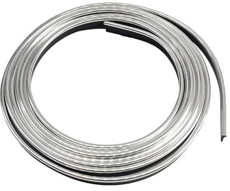 Simoni Racing CHS Profilo Cromato per Interni Auto, Striscia Decorativa per Auto 3 mt, Colore Silver