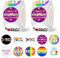 GTOTd Funny LGBTQ Pride Sticker Aufkleber (1000 Stück) Rainbow Regenbogen Gifts Merch für LGBTQ,Labels Gift Pack Wrap, Geschenke Deko für Laptop Wasserflasche