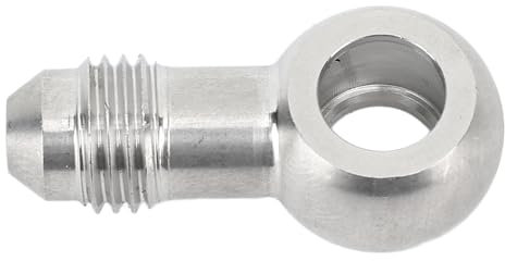 8mm to an-4 Banjo Fuel Hose Fitting, Stainless Steel Male Oil Fuel Hose Fitting Adapter for Pipeline Fluid Flow Control, Superior to, Handling Large Flow Rates and High